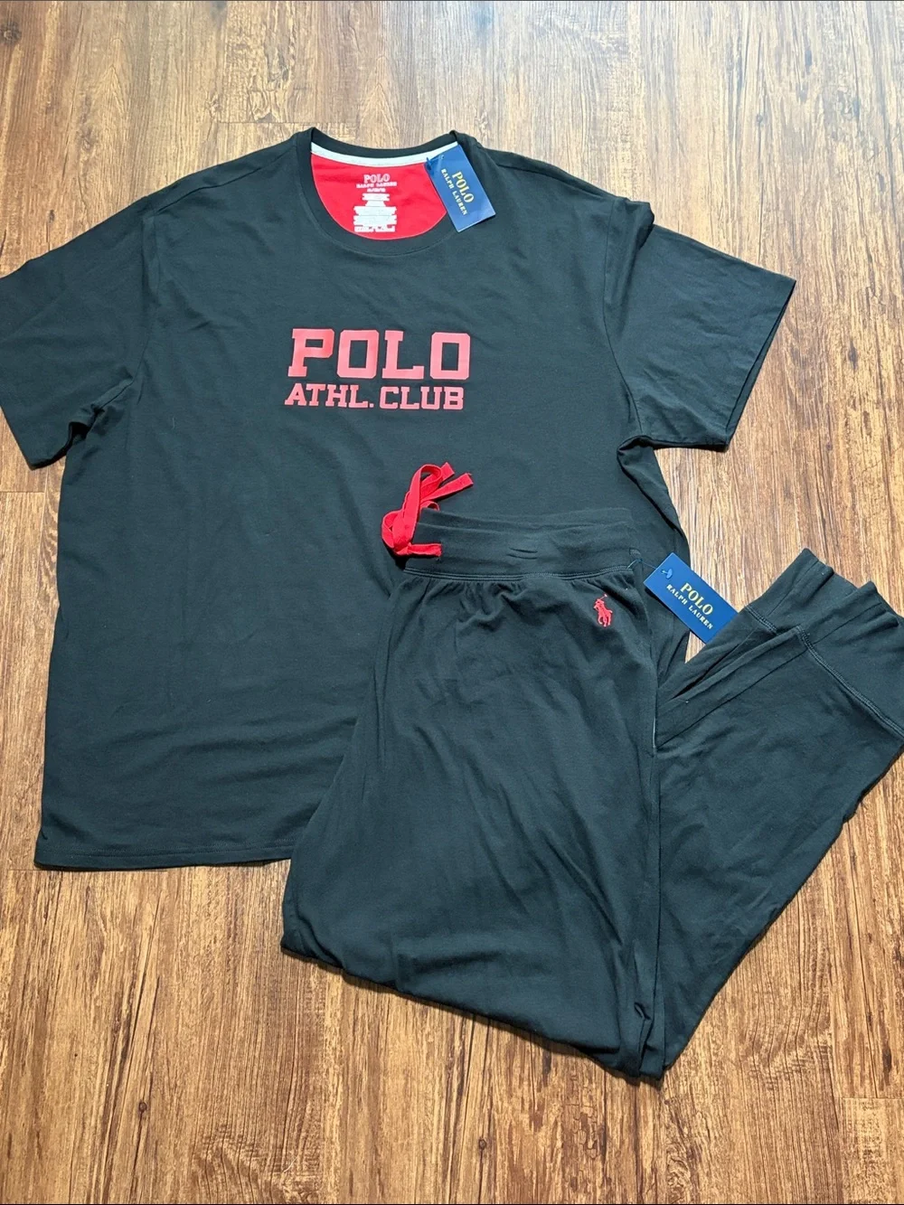 Polo Ralph Lauren Men's Pajama Jogger Pants T-Shirt Set Sz XL NWT